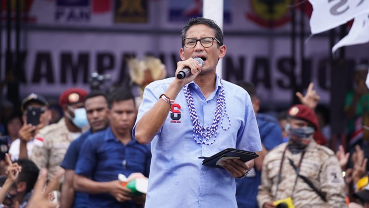 Sadiaga Uno: Ingin Tiket Murah, Harga Listrik Turun, Harga Terjangkau, Pilih 02