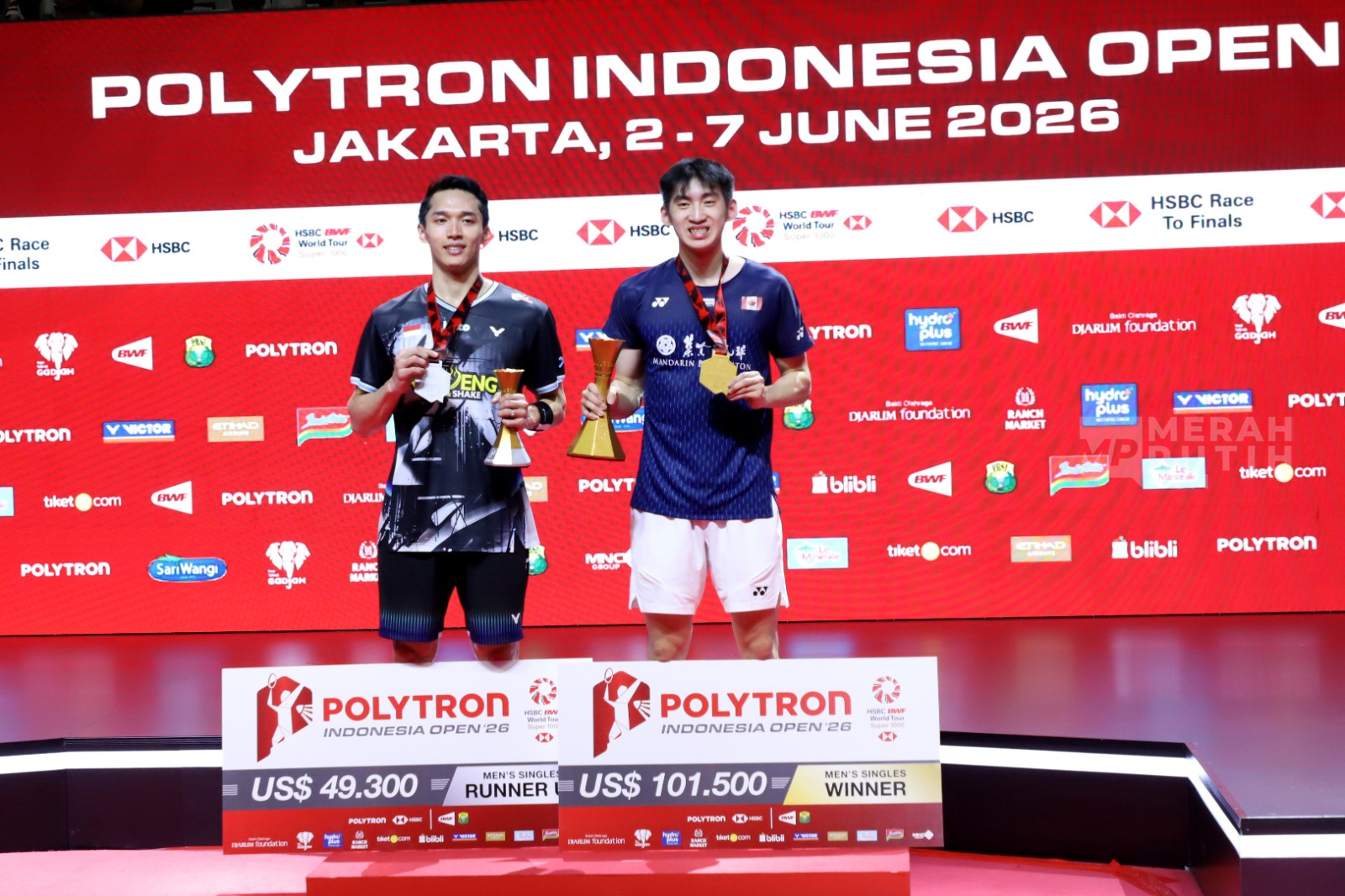 Tunggal Putra Kanada, Victor Lai Juara Tunggal Putra Indonesia Open 2026