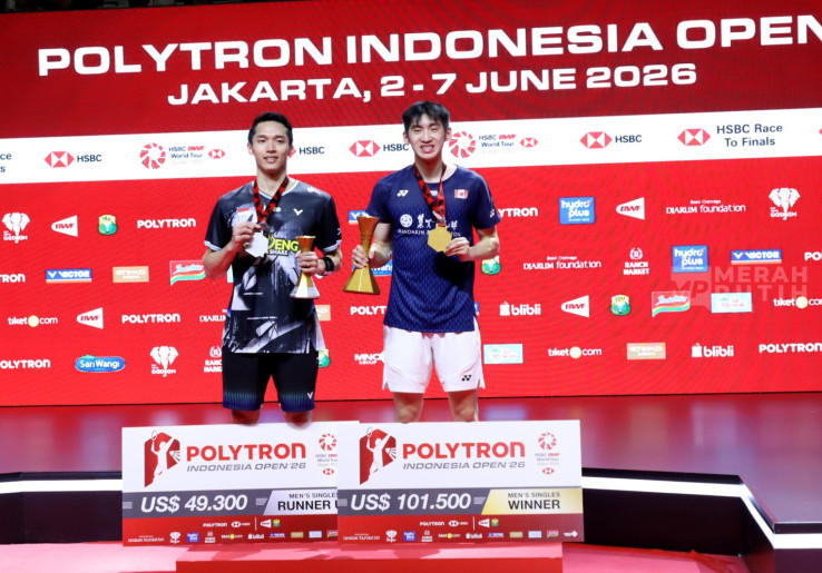 Tunggal Putra Kanada, Victor Lai Juara Tunggal Putra Indonesia Open 2026