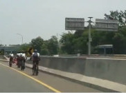 Salah Satu Pesepeda Viral yang Masuk Tol Minta Maaf, Ngaku Capek dan Bingung