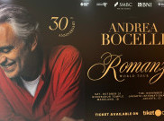 Andrea Bocelli Kembali ke Indonesia, Borobudur Jadi Panggung Istimewa 'Romanza 30th Anniversary World Tour'