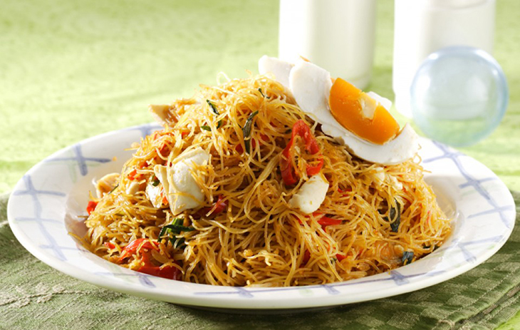 Bihun Salted Egg ini Enak Juga untuk Menu Sarapan