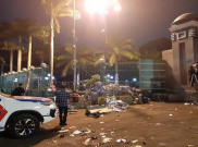Deretan Fasilitas Publik yang Hancur Usai Demo Pelajar Kemarin