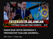 [HOAKS atau FAKTA]: Provokator Kericuhan Timnas Thailand Dihukum Mati