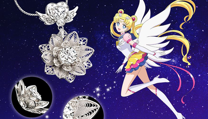 Rayakan Ultah Ke-30 Anime Sailor Moon, Premico Rilis Kalung Perak