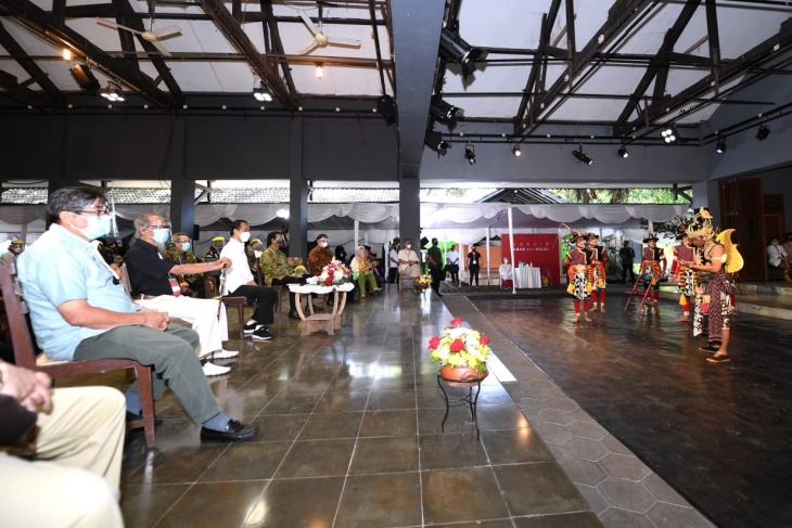 In merupakan drama teatrikal sebagai langkah sosialisasi. (Foto: Humas Kepatihan dan Biro Setpres)