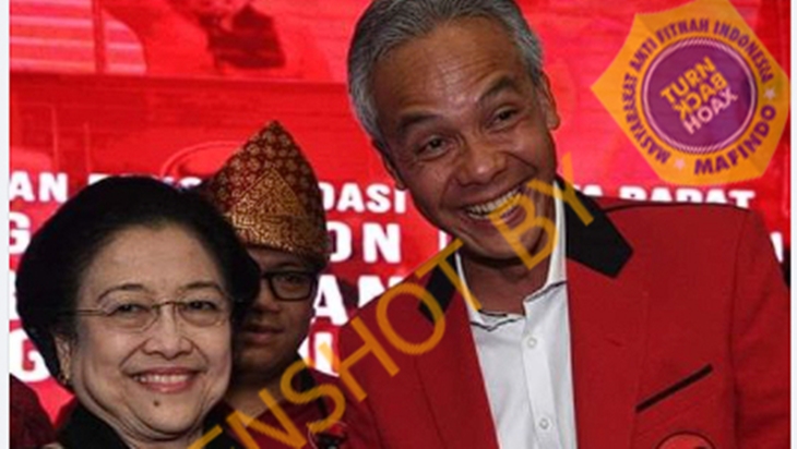[HOAKS atau FAKTA]: Ketum PDIP Rekomendasikan Ganjar Maju Capres 2024