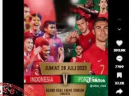 [HOAKS atau FAKTA]: Indonesia Uji Coba Lawan Portugal pada 28 Juli 2023