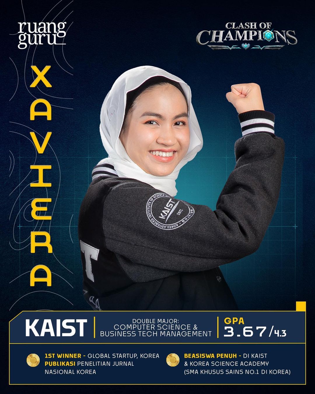 Xaviera Putri menjadi ketua KAIST Indonesia