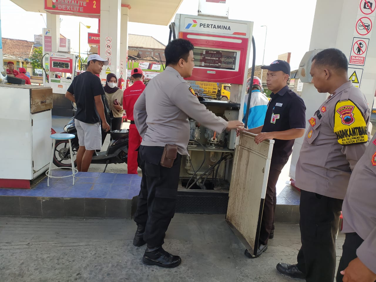 Polres Klaten Cek Seluruh SPBU Jelang Mudik Lebaran 2024