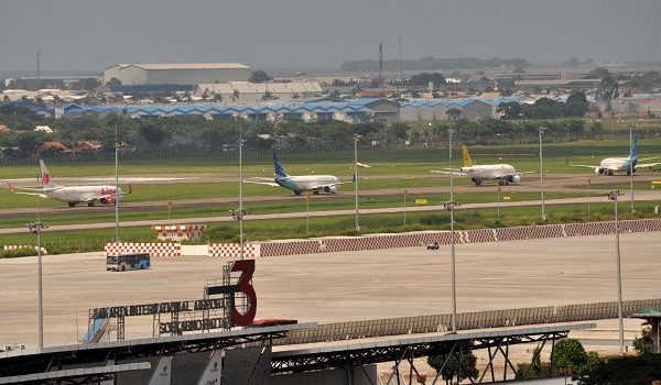 Sejumlah maskapai penerbangan di Soetta, Banten