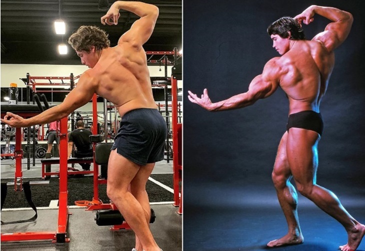 Anak Arnold Schwarzenegger Tiru Pose Sang Ayah
