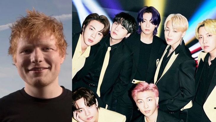 Lagi, Ed Sheeran Tulis Lagu untuk BTS