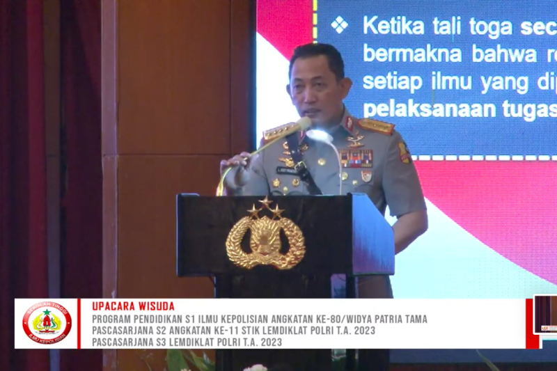 Kapolri Perintahkan Semua Polisi Ingatkan Peserta Pemilu Jaga Persatuan
