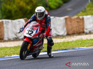 Manuver Kemenangan Pembalap Indonesia Kiandra di Lap Terakhir MotoGP Rokie GP Spanyol
