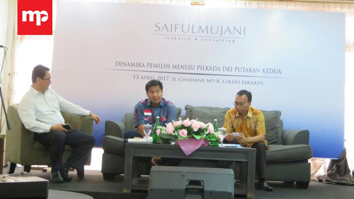 Survei SMRC: Elektabilitas Anies-Sandi 47,9 Persen, Ahok-Djarot 46,9 Persen
