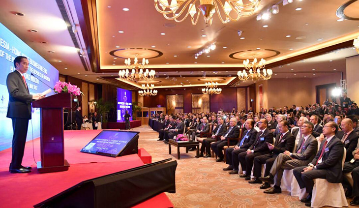 Presiden Jokowi Yakinkan Pengusaha dan Investor Hong Kong untuk Investasi di Indonesia