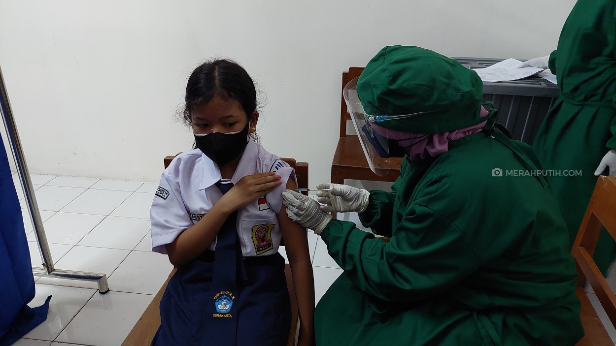 Vaksinasi Anak Usia 6-11 Tahun di Solo Sasar 5.000 Penerima