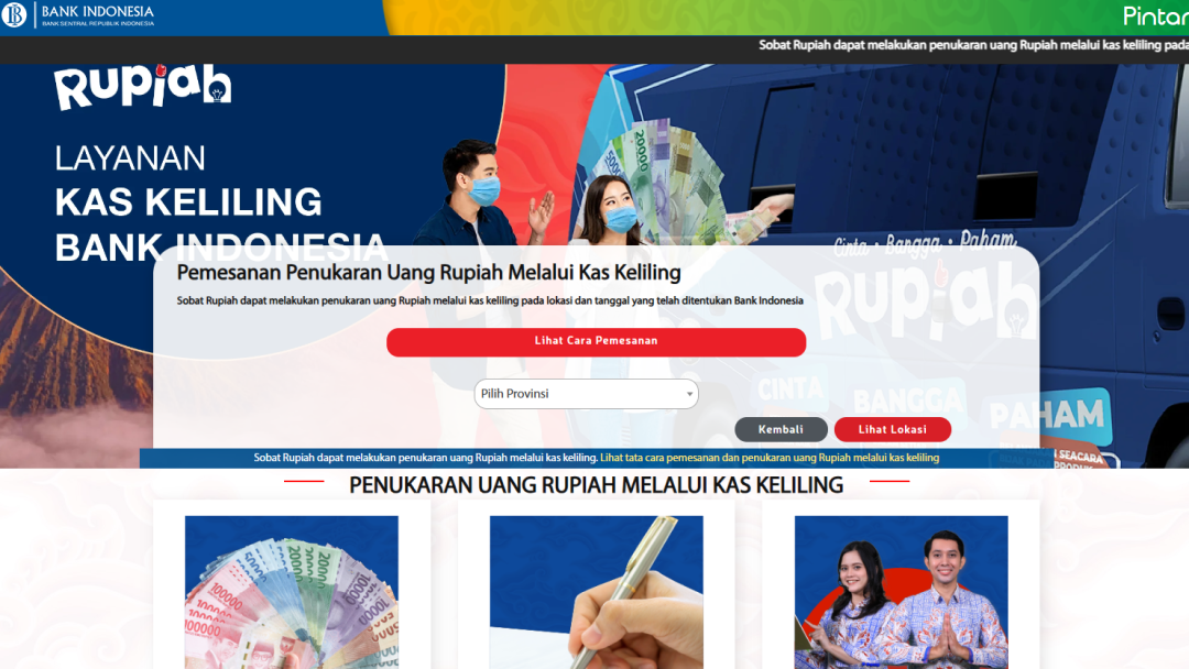 Cara Tukar Rupiah ke Pecahan Kecil untuk Lebaran lewat Kas Keliling BI