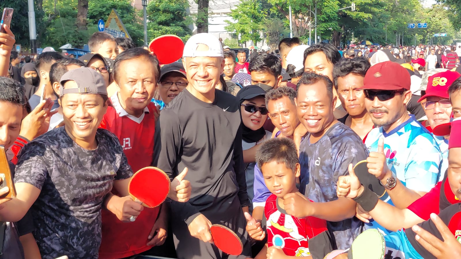 Relawan Bagikan Paket Internet di CFD, Ganjar Dilaporkan ke Bawaslu Solo