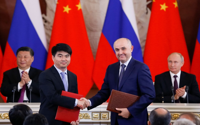 Kesepakatan kerjasama Huawei dan perusahaan Rusia