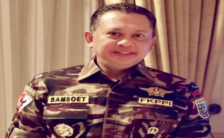 Bambang Soesatyo yang juga Ketua Badan Bela Negara FKPPI