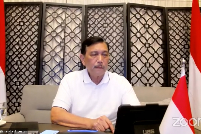 Menko Kemaritiman dan Investasi Luhut Binsar Pandjaitan. (ANTARA/Youtube Kemenko Kemaritiman dan Investasi)