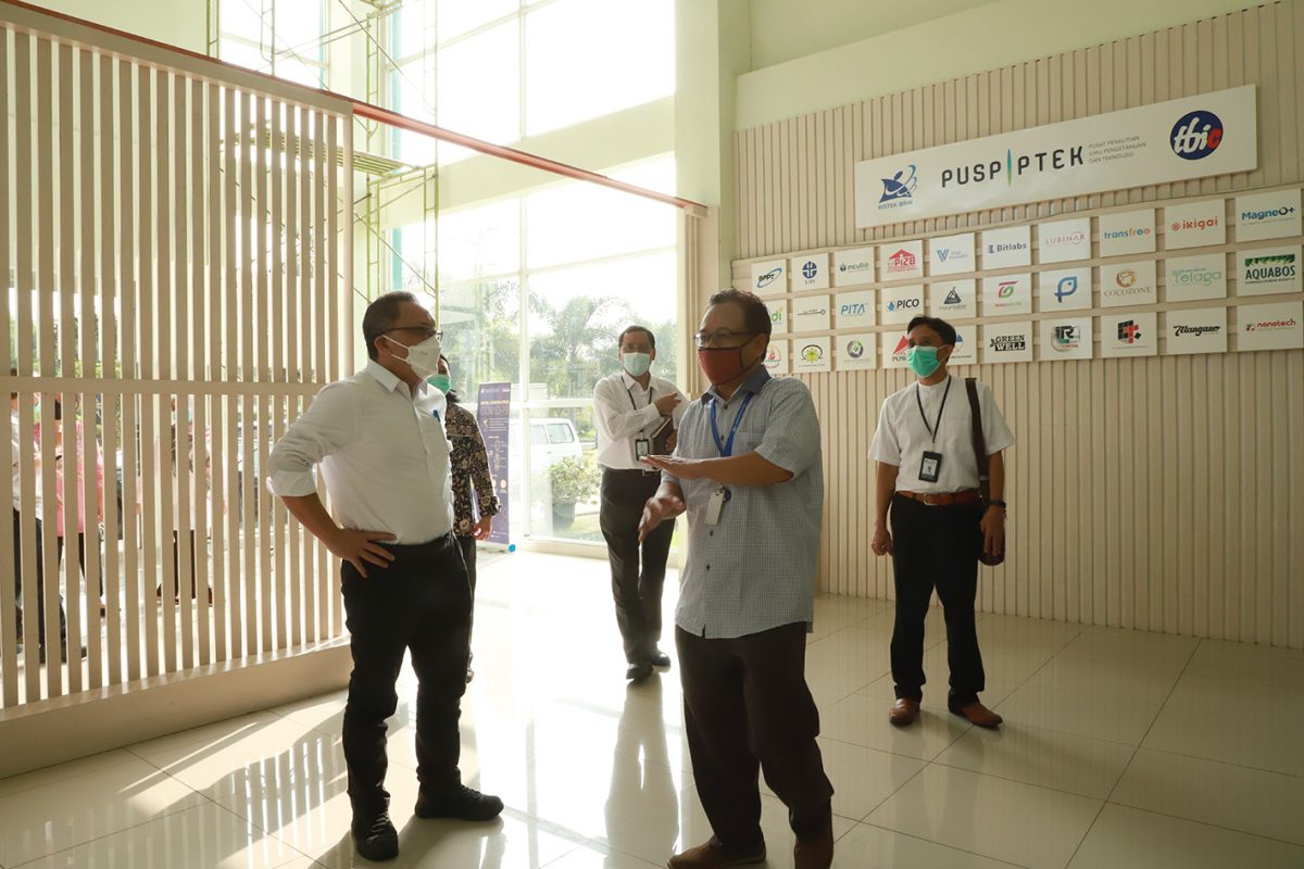 Kunjungan Kepala BRIN LTH ke Fasilitas di Kawasan Puspiptek, Senin, 31 Mei 2021 . (Foto: Anastasia Lintang P. /BKKP-BRIN)