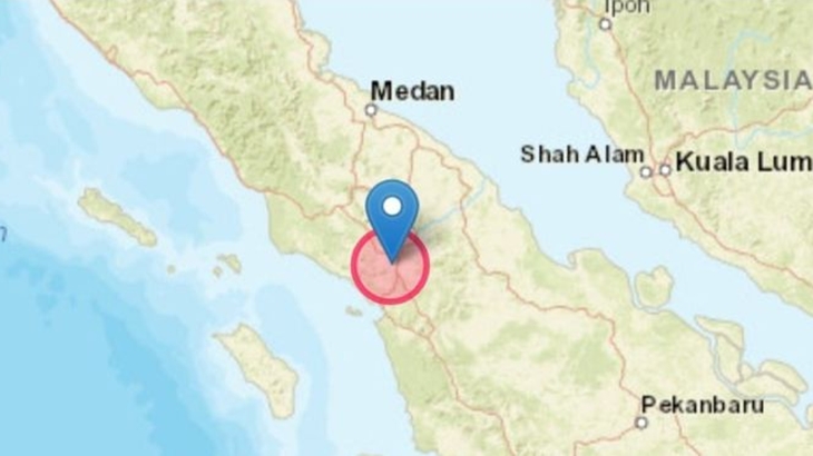 Gempa Magnitudo 5,8 Tapanuli Utara akibat Aktivitas Sesar Besar Sumatera