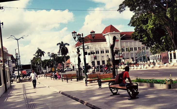 Kawasan wisata Jalan Malioboro di Yogyakarta