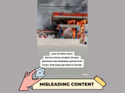 [HOAKS atau FAKTA] : Massa Bakar SPBU karena Pemerintah Melarang Motor Mati Pajak tidak Boleh Isi Bensin