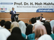 Mahfud Ajak Mahasiswa Gelorakan Perlawanan terhadap Korupsi dan Ketidakadilan