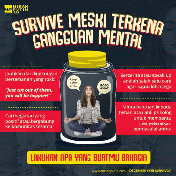 Survive Meski Terkena Gangguan Mental