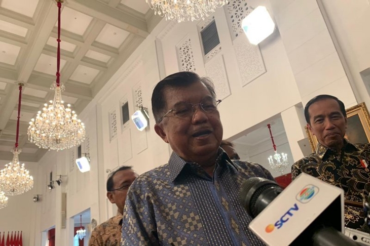 JK akan momong cucu setelah tak jadi Wapres (ANTARA/Hanni Sofia)