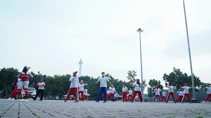 Gebrakan Komisi Sport for All NOC Indonesia Gelorakan Olympic Values