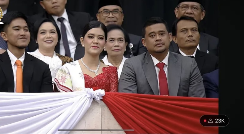Disoraki Anggota MPR Saat Pelantikan Prabowo, Kaesang Hanya Tersenyum