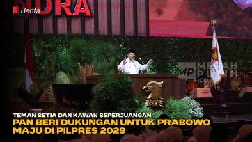 Teman Setia dan Kawan Seperjuangan, PAN Beri Dukungan untuk Prabowo Maju di Pilpres 2029