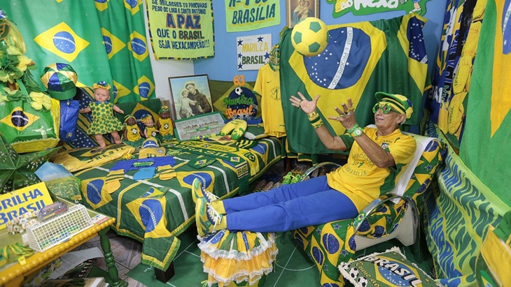 Pendukung tim Brazil. (Foto: Pixabay/oberguem)