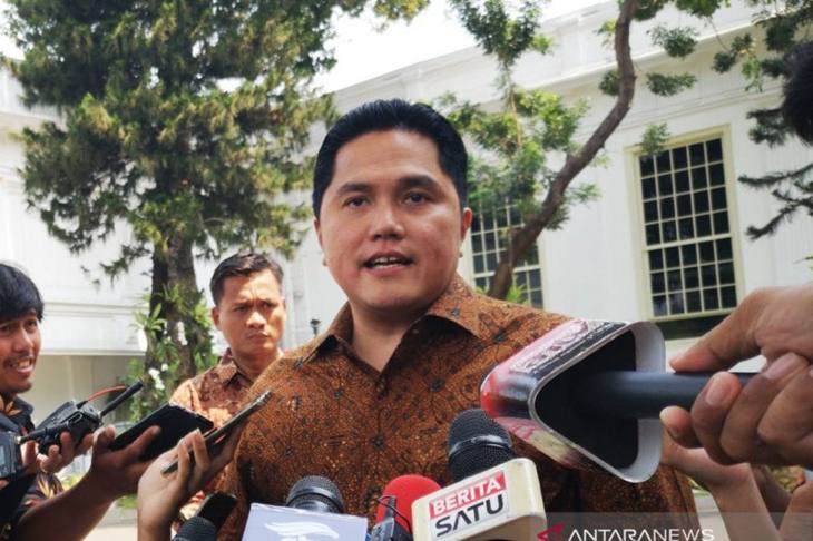 Menteri BUMN Erick Thohir (ANTARA/Agus Salim)