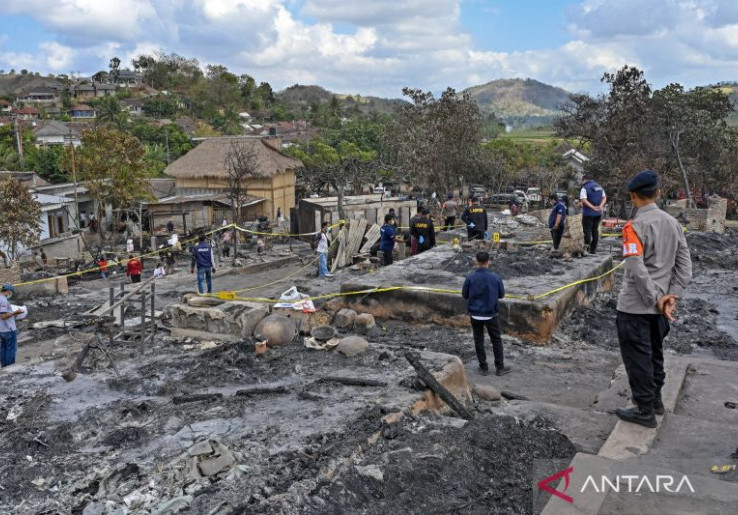 Desa Adat Sade Lombok Dipulihkan Pascakebakaran, Arsitektur Tradisional Sasak Tetap Dipertahankan