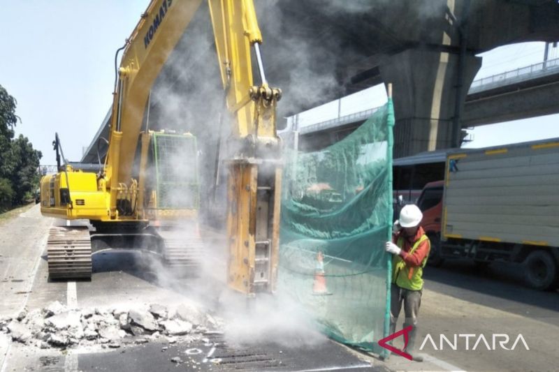 Hati-Hati Lewat Tol Cikampek Arah Jakarta, Ada Perbaikan Jalan Jelang Mudik di 3 Titik 