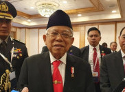 Satire Ma'ruf Amin di Hadapan Relawan: Bagi-Bagi Kue Kekuasaan Hingga Garis Tangan