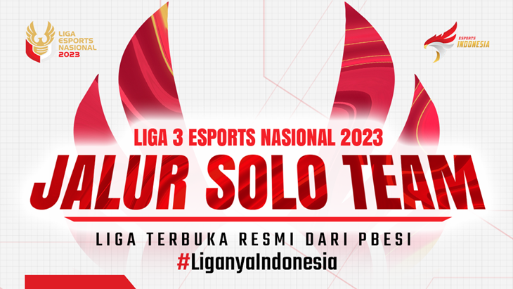 Liga Esports Nasional Buka Jalur Solo Team