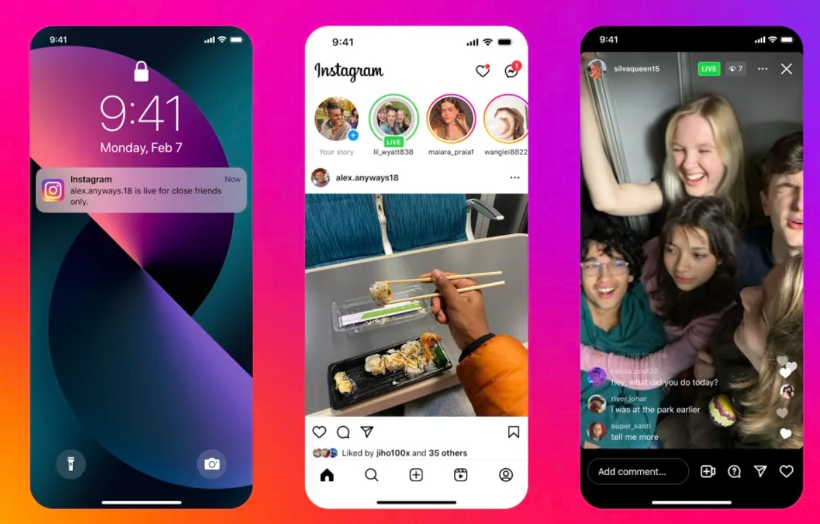 Live Instagram kini Bisa Dibatasi untuk Close Friend