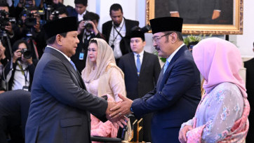 Momen Presiden Prabowo Subianto Anugerahkan Gelar Pahlawan Nasional di Istana Negara