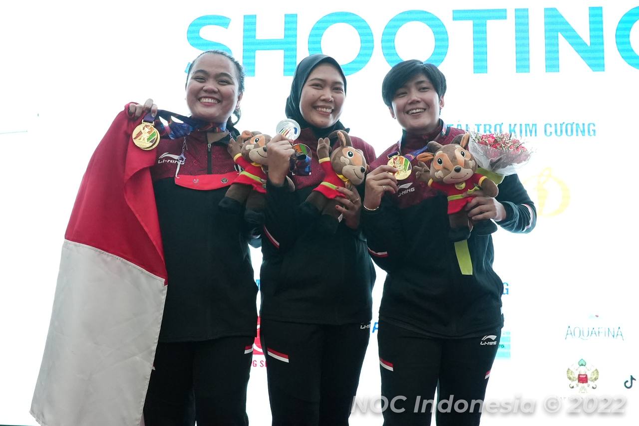 Tim Menembak Indonesia Tambah 2 Medali Emas dan 1 Perak