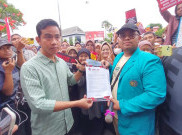 Gibran Bantah Demo Mahahasiwa di Balai Kota Solo Beri Dukungan Cawapres