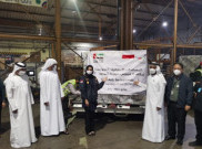 450 Ton Silinder Oksigen dan Bantuan Kesehatan Darurat Kiriman UEA Mendarat di Indonesia