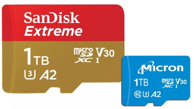 Pertama di Dunia! Micron dan Sandisk Keluarkan MicroSD dengan Kapasitas 1TB
