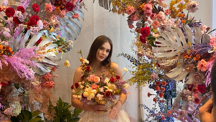 Bloomingfields Gelar Workshop Masterclass Flower di Le Bleu JHL Solitaire Gading Serpong